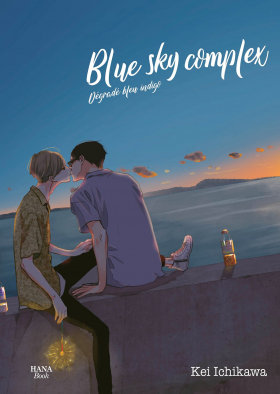 couverture manga Dégradé bleu indigo