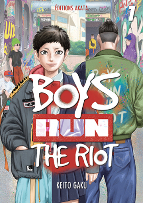 couverture manga Boys run the riot T1
