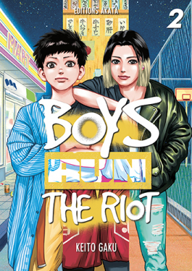couverture manga Boys run the riot T2