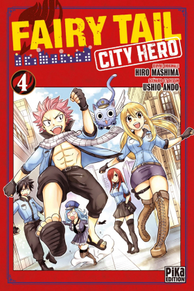 couverture manga Fairy tail city hero T4