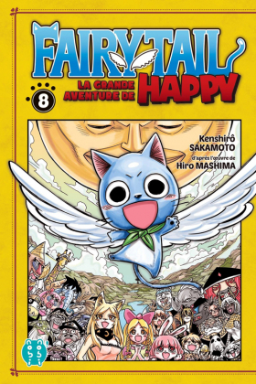 couverture manga Fairy tail - La grande aventure de Happy  T8
