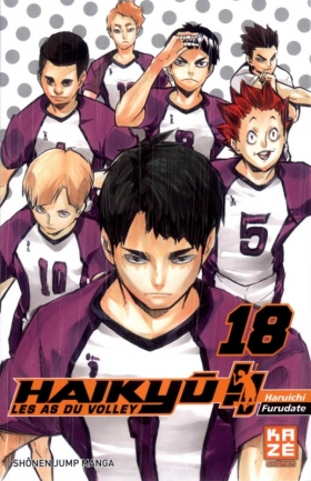 couverture manga Haikyû, les as du volley T18