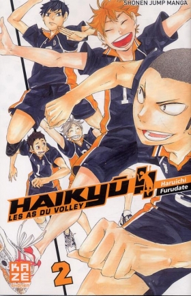 couverture manga Haikyû, les as du volley T2