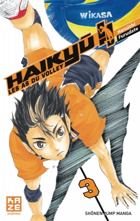 couverture manga Haikyû, les as du volley T3