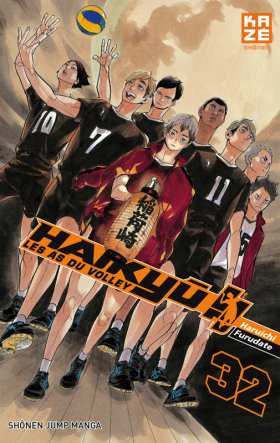 couverture manga Haikyû, les as du volley T32
