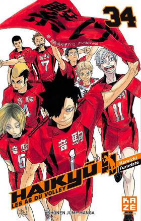 couverture manga Haikyû, les as du volley T34