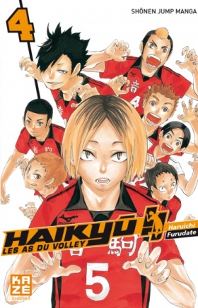 couverture manga Haikyû, les as du volley T4