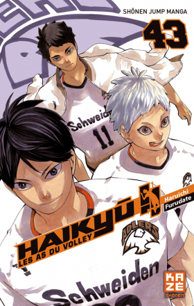 couverture manga Haikyû, les as du volley T43