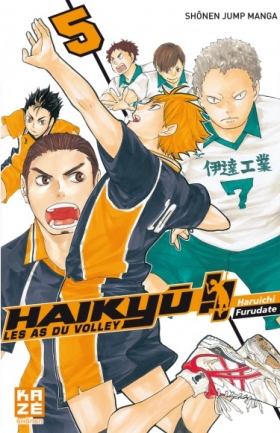 couverture manga Haikyû, les as du volley T5