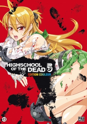 couverture manga Highschool of the dead - édition couleur T5