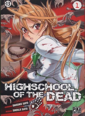 couverture manga Highschool of the dead T1