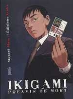 couverture manga Ikigami Préavis de mort  T1