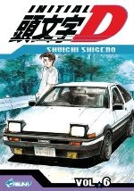 couverture manga Initial D T6