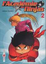 couverture manga L&#039; académie des Ninjas T2