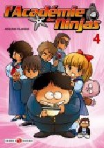 couverture manga L&#039; académie des Ninjas T4