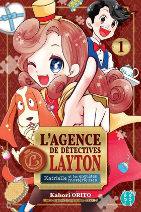 couverture manga L&#039; agence de détectives Layton  T1
