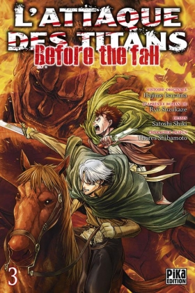 couverture manga L&#039; Attaque des Titans - Before The Fall T3