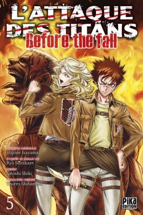 couverture manga L&#039; Attaque des Titans - Before The Fall T5
