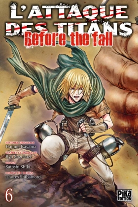couverture manga L&#039; Attaque des Titans - Before The Fall T6