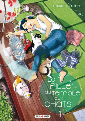 couverture manga La fille du temple au chats T1