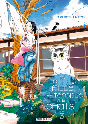 couverture manga La fille du temple au chats T3