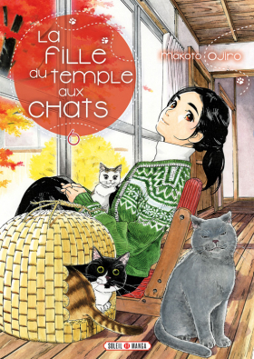 couverture manga La fille du temple aux chats T6