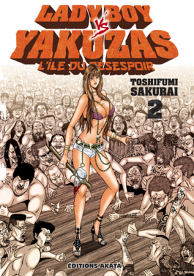 couverture manga Ladyboy vs yakuzas, l’île du désespoir T2