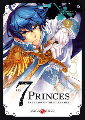 couverture manga Les 7 princes et le labyrinthe millénaire  T2