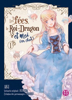 couverture manga Les fées, le roi-dragon et moi (en chat) T1