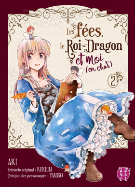 couverture manga Les fées, le roi-dragon et moi (en chat) T2