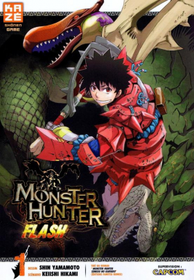 couverture manga Monster hunter flash T1