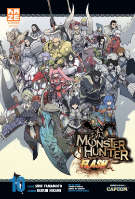 couverture manga Monster hunter flash T10
