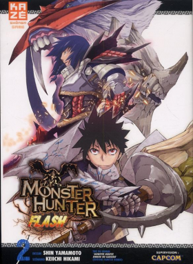 couverture manga Monster hunter flash T2