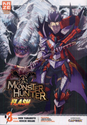 couverture manga Monster hunter flash T3