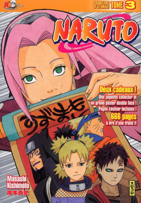 couverture manga Naruto version collector T3