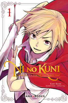 couverture manga Ni no kuni - L'héritier de la lumière et le prince chat T1