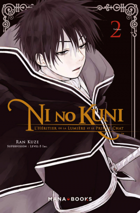 couverture manga Ni no kuni - L'héritier de la lumière et le prince chat T2