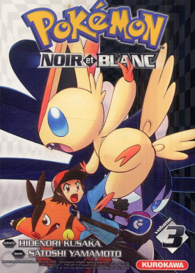 couverture manga Pokémon noir et blanc T3