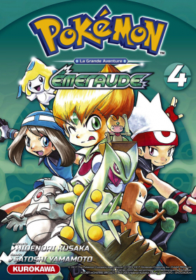 couverture manga Pokémon Rouge feu et Vert feuille / Emeraude T4