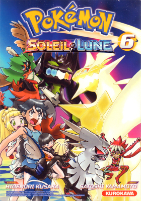 couverture manga Pokémon Soleil et Lune T6