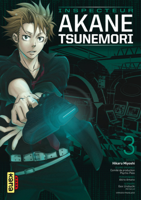 couverture manga Psycho-pass Inspecteur Akane Tsunemori T3