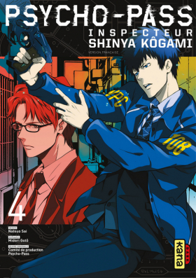 couverture manga Psycho-pass Inspecteur Shinya Kôgami  T4
