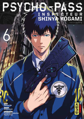 couverture manga Psycho-pass Inspecteur Shinya Kôgami  T6