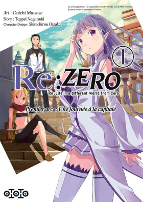 couverture manga Re:Zero – 1e arc : une journée à la capitale, T1