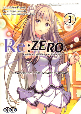 couverture manga Re:Zero – 2e arc : une semaine au manoir, T3