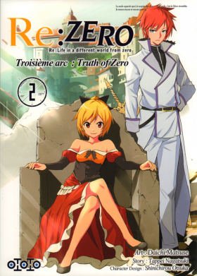 couverture manga Re:Zero – 3e arc Truth of zero, T2
