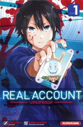 couverture manga Real account T1