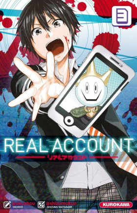 couverture manga Real account T3