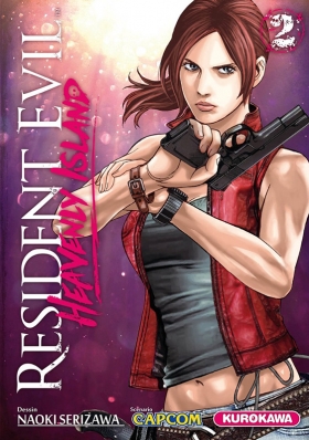 couverture manga Resident evil - heavenly island T2