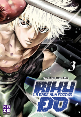 couverture manga Riku-do la rage aux poings T3